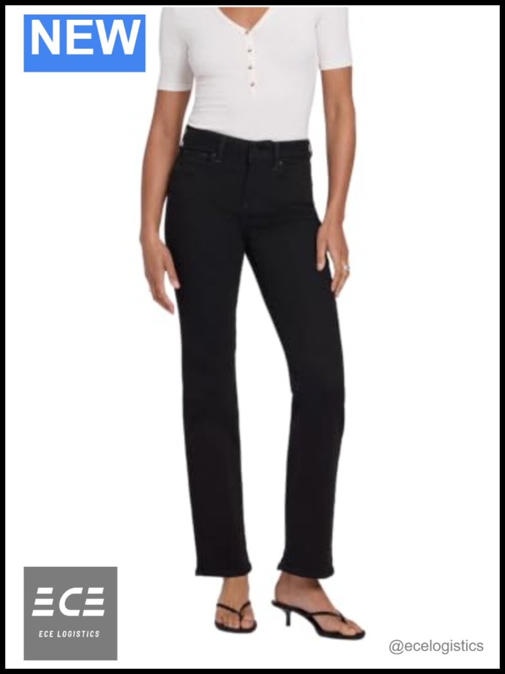 Womens Straight Leg Faux Leather Jeans Mid Rise Casual Fall